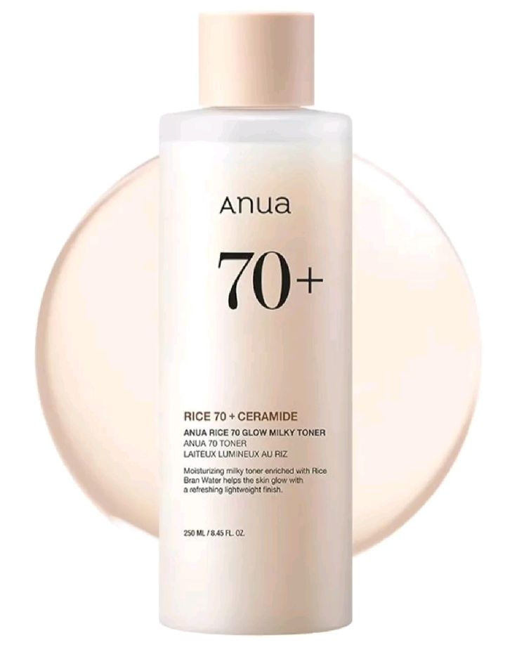 ANUA Rice 70+ Glow Milky Toner 250ml
