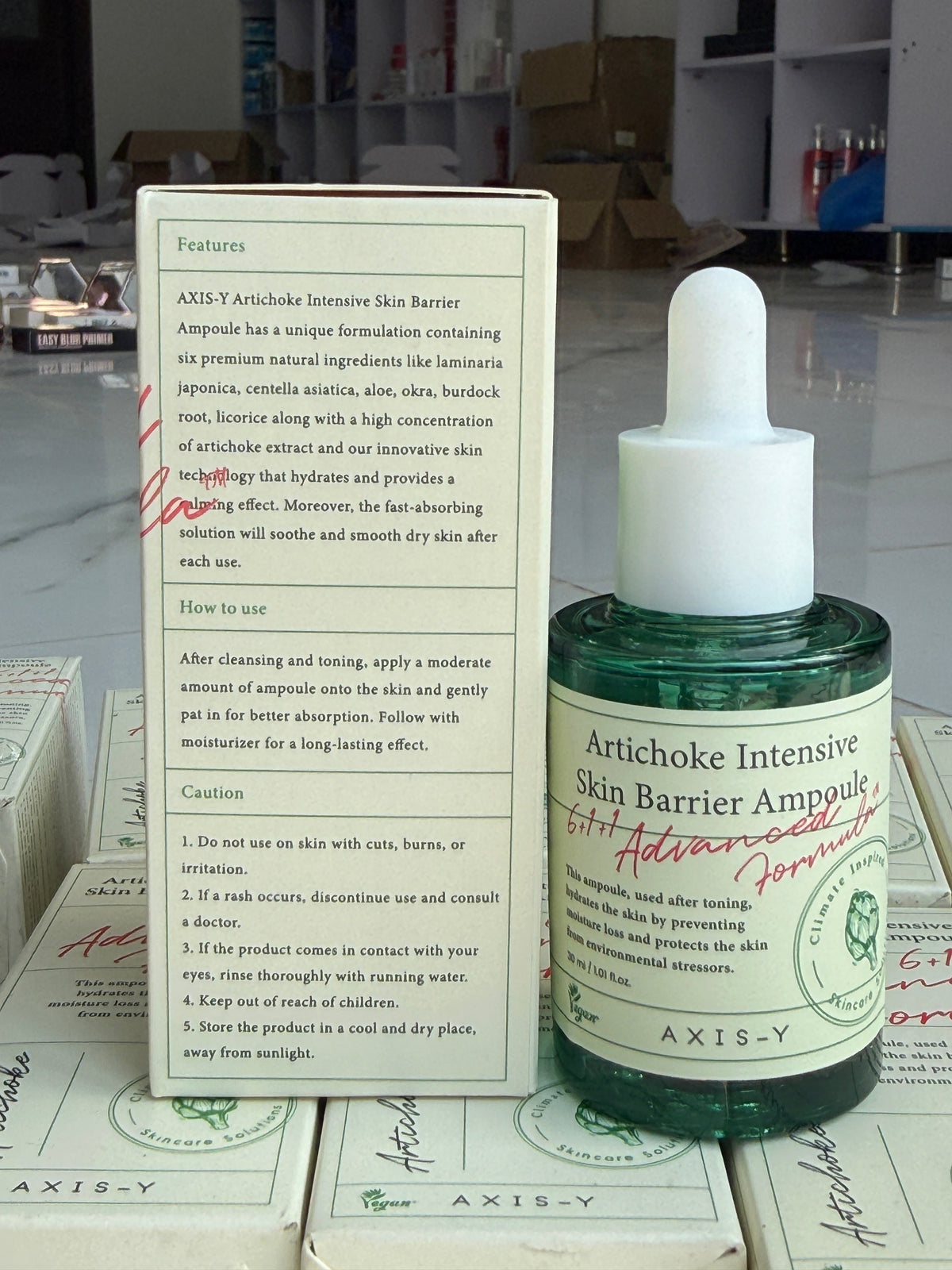 Axis-Y Artichoke Intensive Skin Barrier Ampoule 30ml