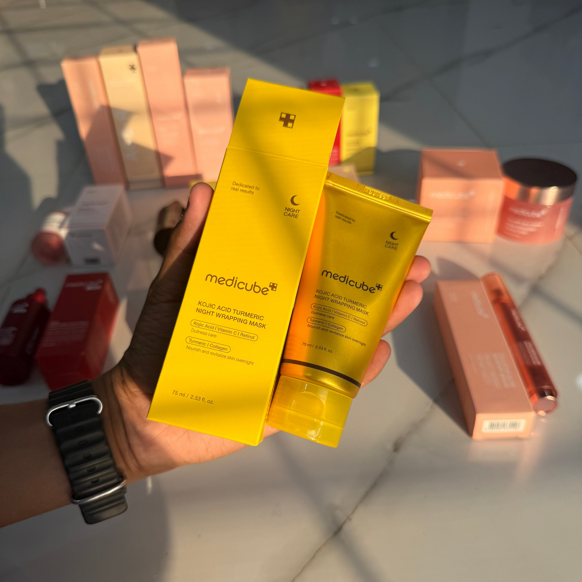 Medicube Kojic Acid Turmeric Night Wrapping Mask