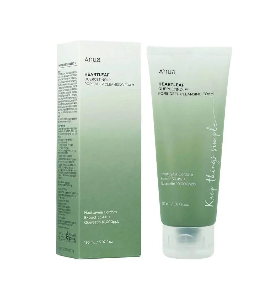 ANUA - HEARTLEAF QUERCETINOL PORE DEEP CLEANNSING FOAM