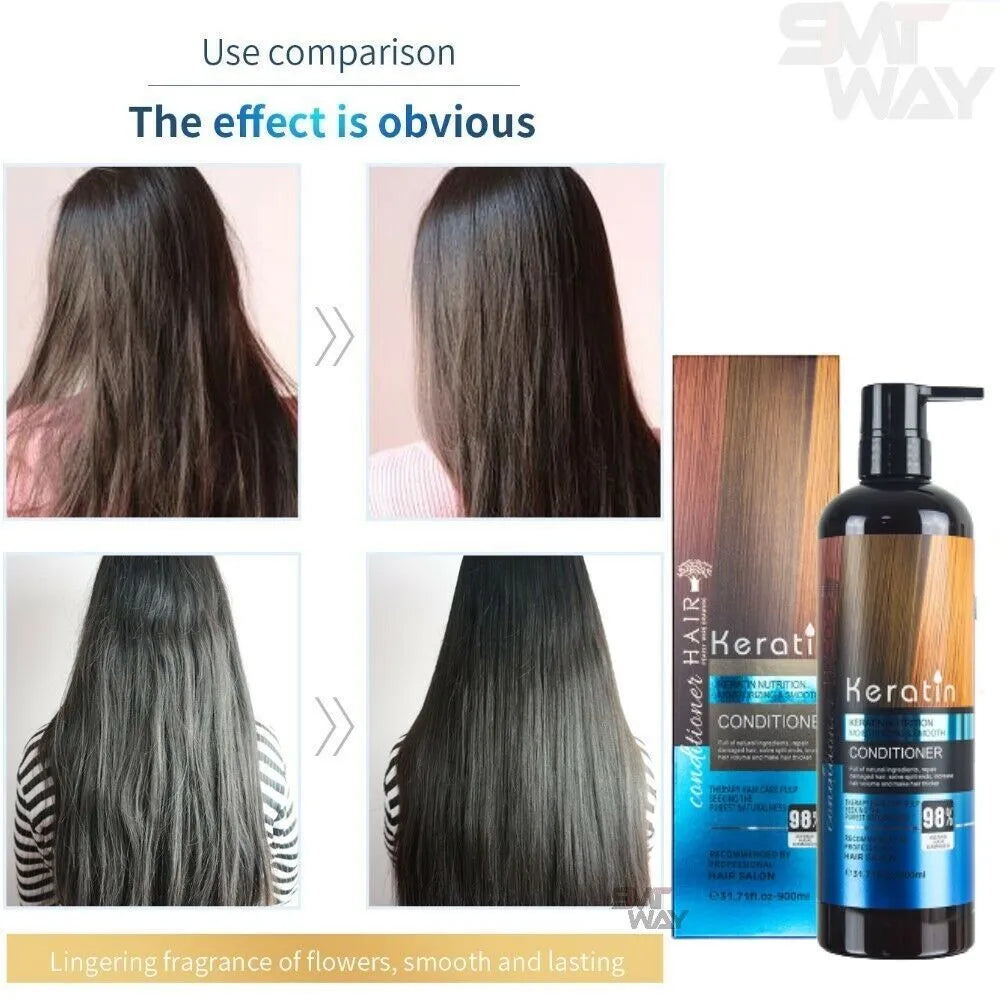 Keratin Hair Conditioner Straightening Nutrition 900ml