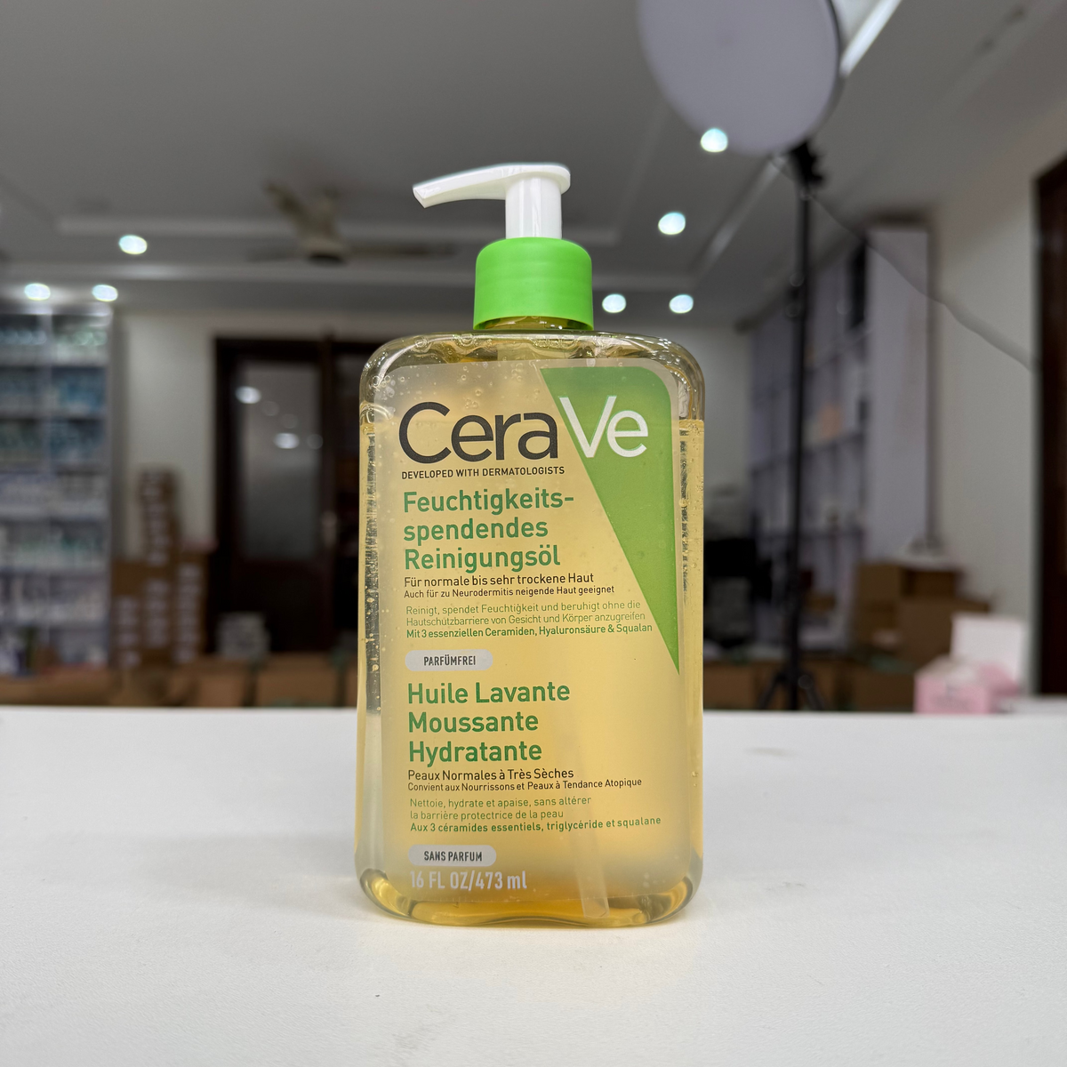 Cerave foaming oil cleanser 473ml