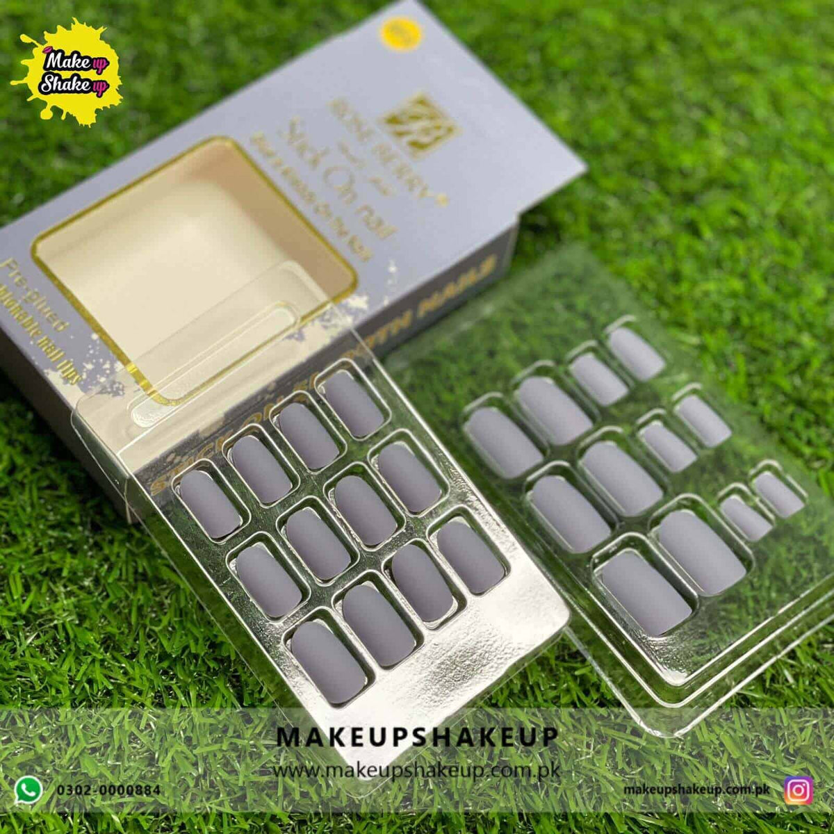 Roseberry Stick On Nails ( BR10 )