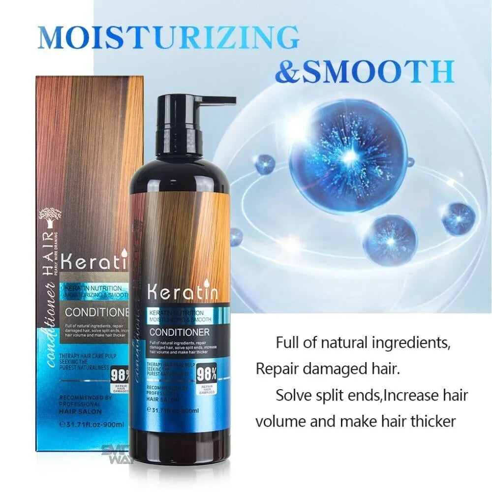Keratin Hair Conditioner Straightening Nutrition 900ml